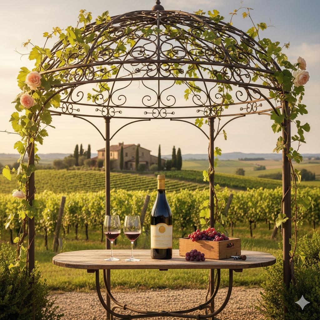italy france wine vineyard gazeebo farmhouse