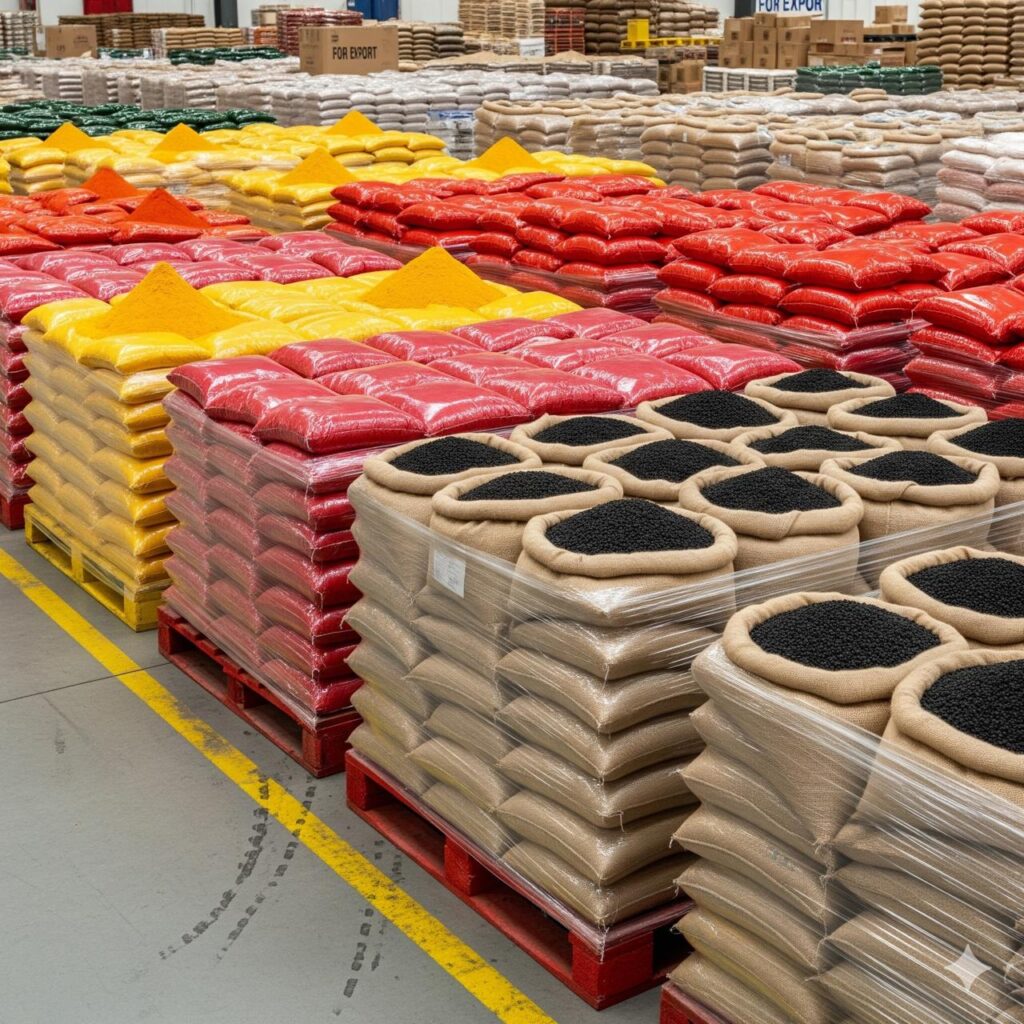 supply chain management logistics spices goods 